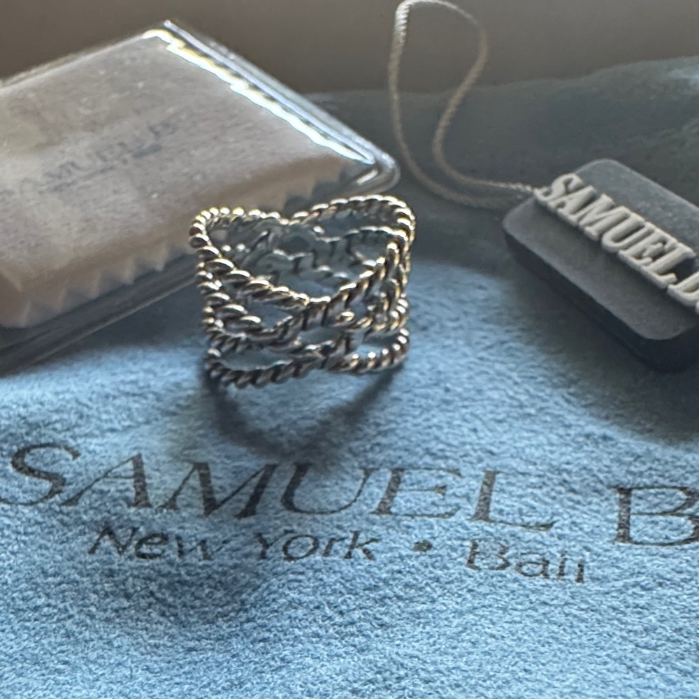 Samuel B. Twisted X Silver Ring